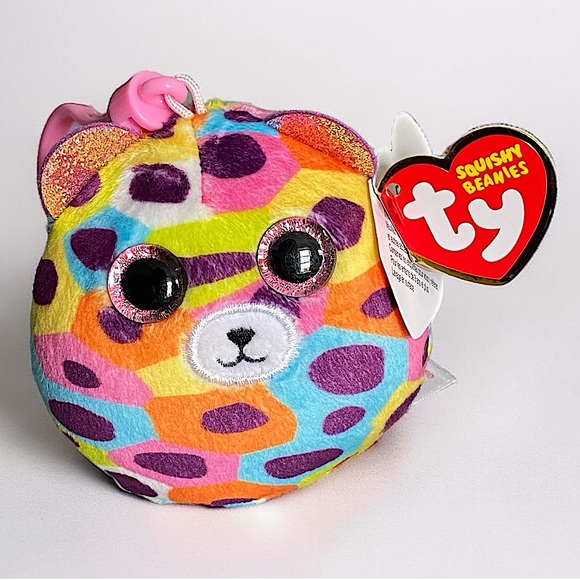 TY Squishy Beanies - BackPack Clip - Set of 5 - Picture 2 of 6